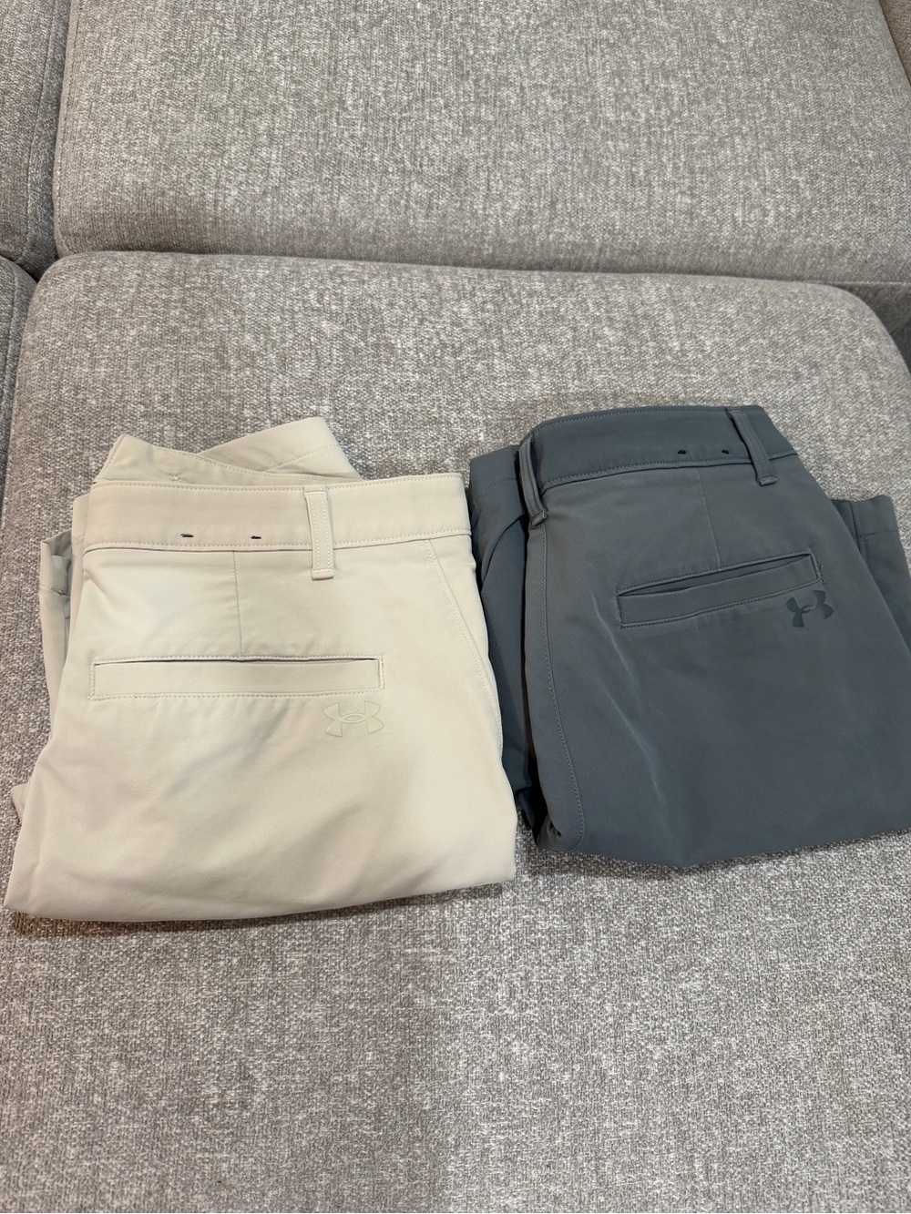 Under Armour Men’s Golf Shorts — Sand & Charcoal